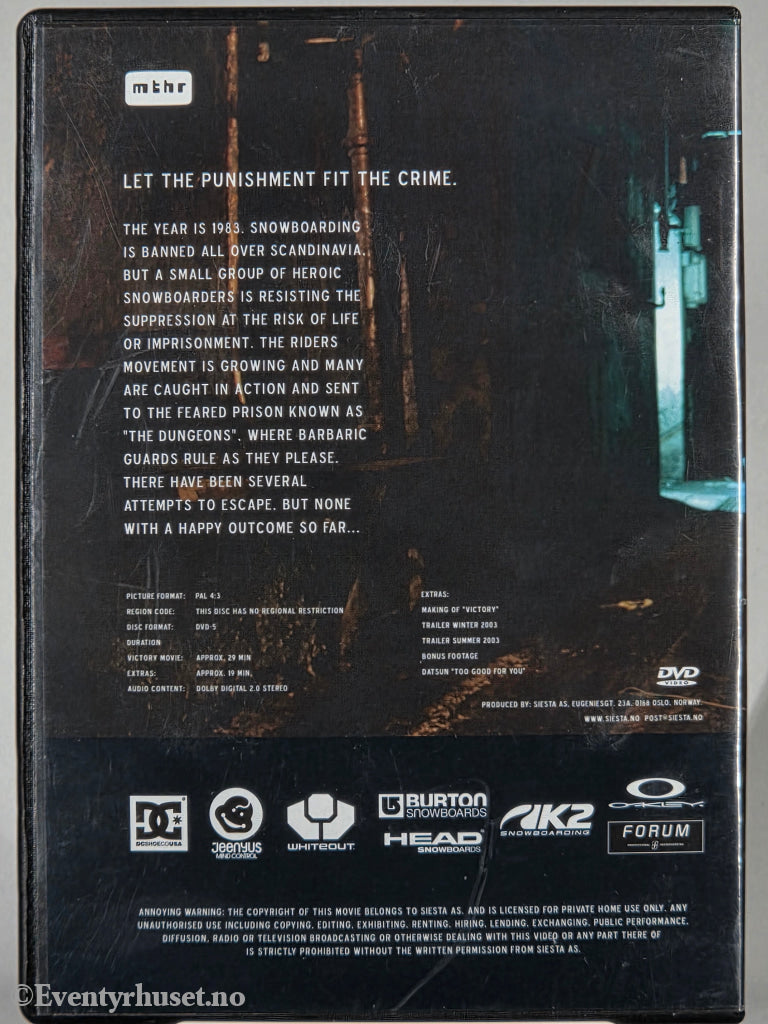 Victory – A Scandinavian Nightmare (2003). DVD.