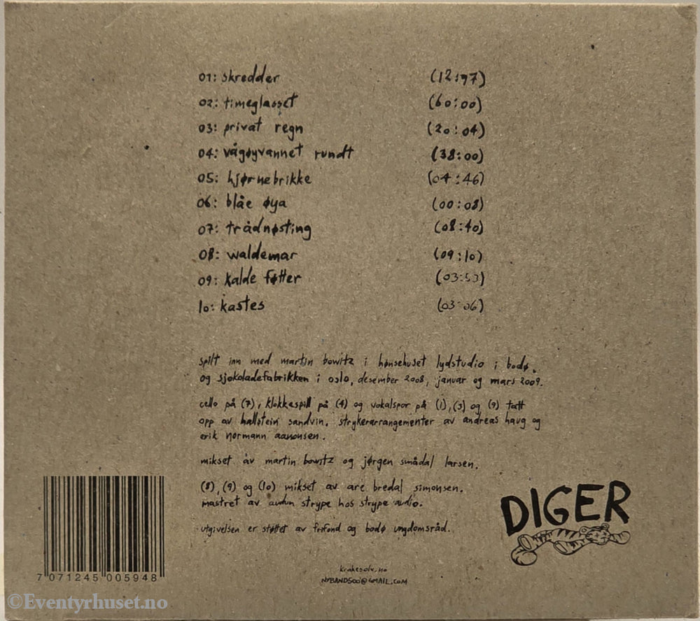 Vikeså - Trådnøsting (2007). Musikk-CD.