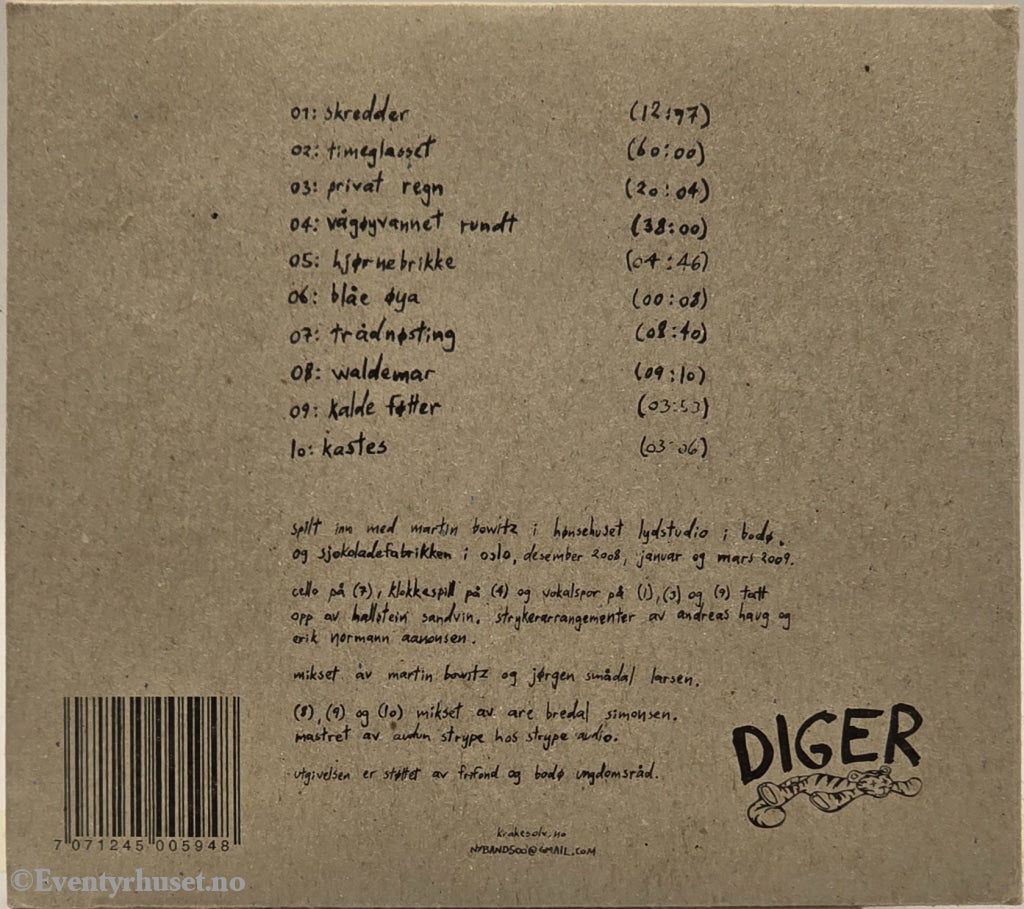 Vikeså - Trådnøsting (2007). Musikk-CD.