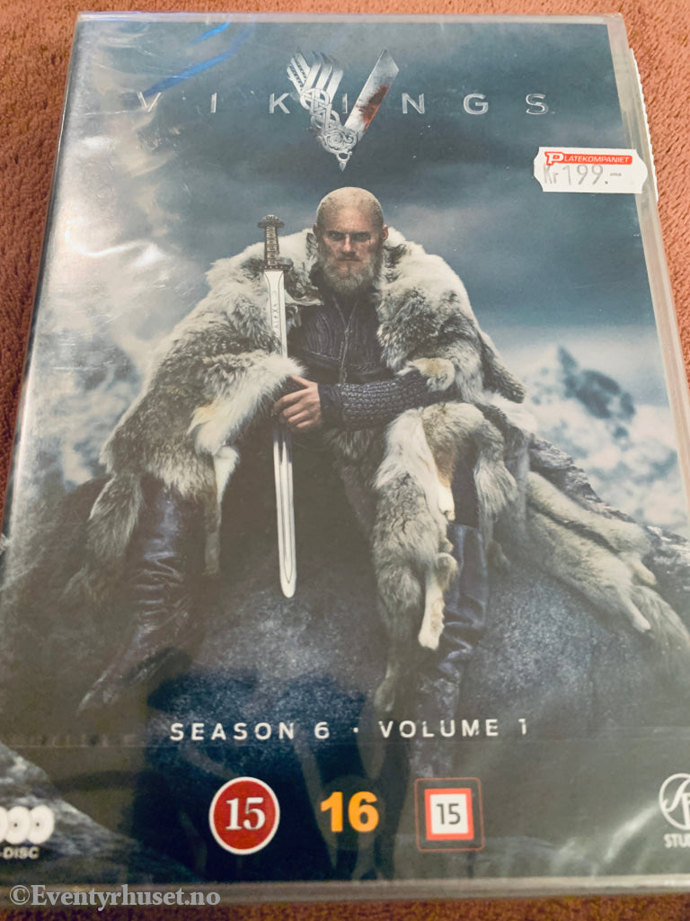 Vikings Season 6 Volume 1. DVD samleboks. Ny i plast!