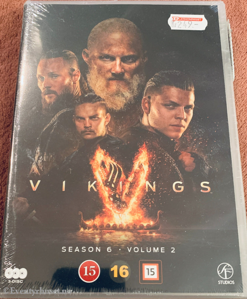 Vikings Season 6 Volume 2. DVD samleboks. Ny i plast!
