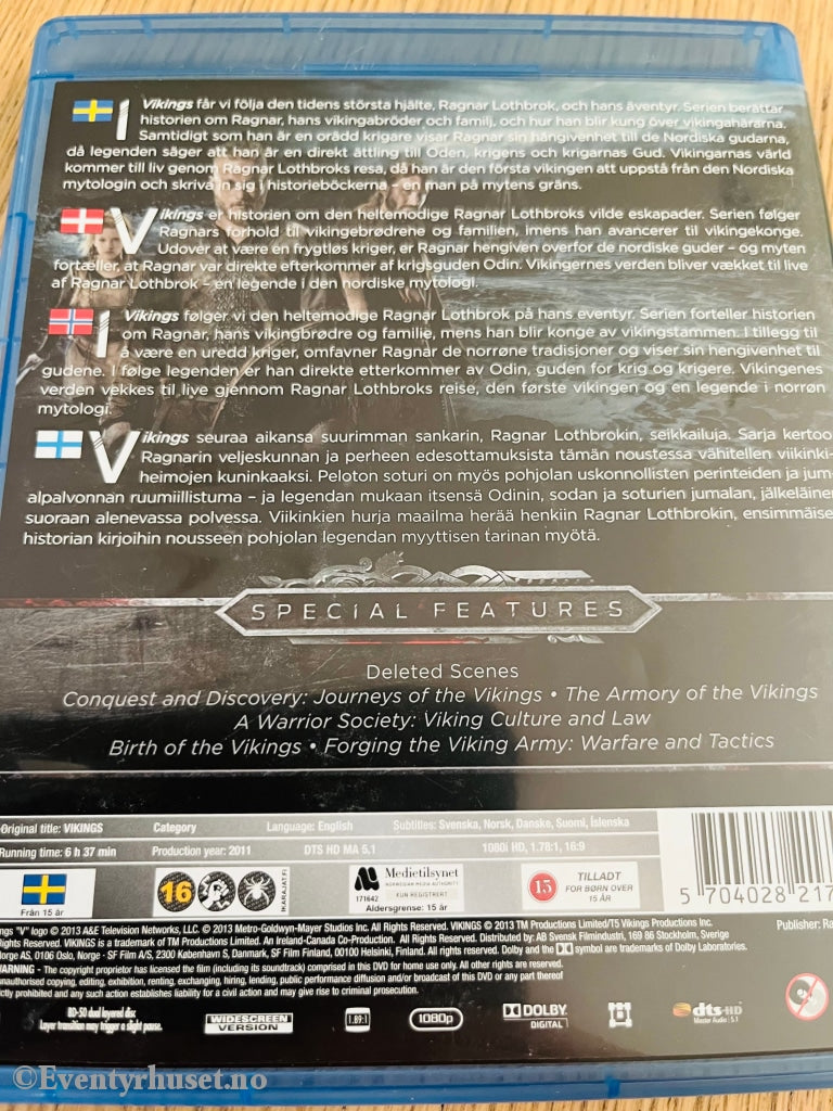 Vikings Sesong 1. Blu-Ray. Blu-Ray Disc