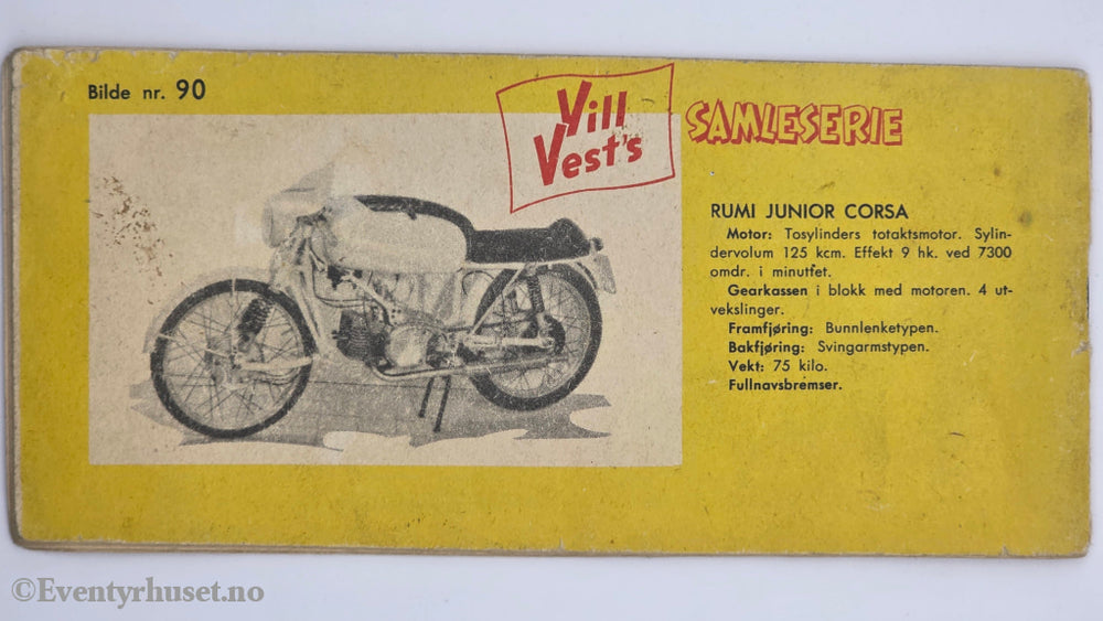 Vill Vest. 1950-tallet. Utpost nr. 8. Hefte.