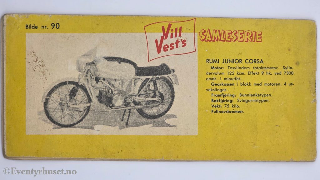 Vill Vest. 1950-tallet. Utpost nr. 8. Hefte.