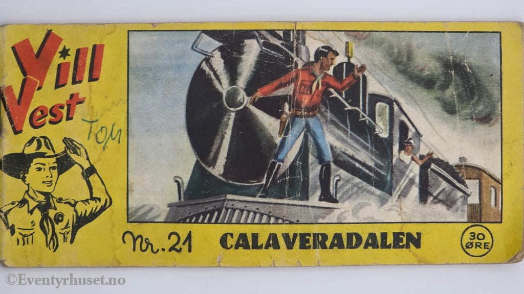 Vill Vest. 1954. Nr. 21 – Calaveradalen. Hefte.
