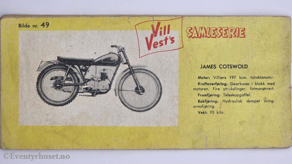 Vill Vest. 1954. Nr. 38 – Fort Coulvers helter. Hefte.