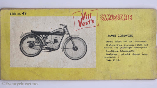 Vill Vest. 1954. Nr. 38 – Fort Coulvers helter. Hefte.