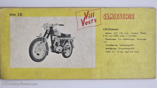 Vill Vest. 1955. Nr. 47 – Brannmannen. Hefte.