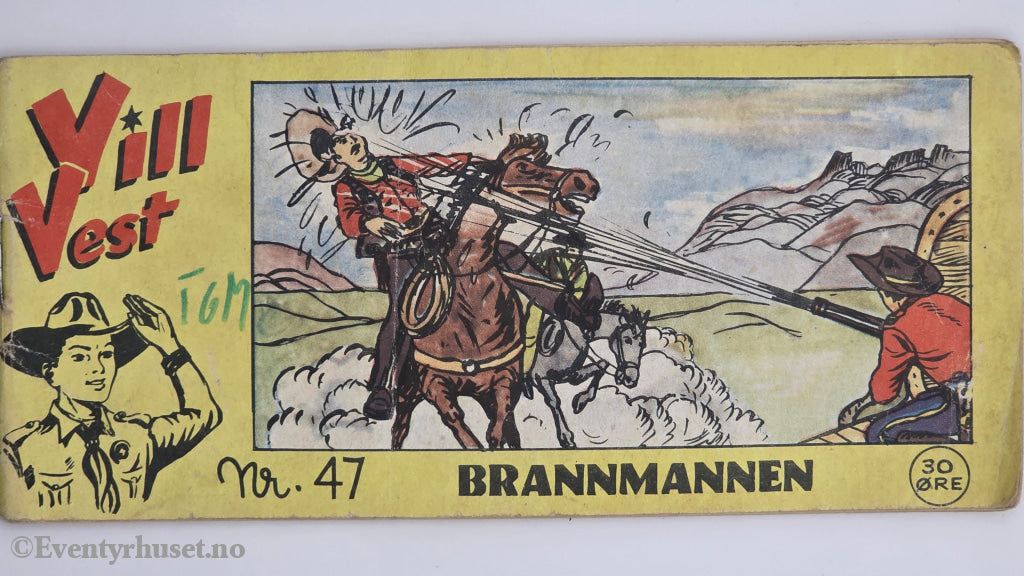 Vill Vest. 1955. Nr. 47 – Brannmannen. Hefte.