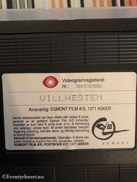 Villhesten. 1994. Vhs. Vhs