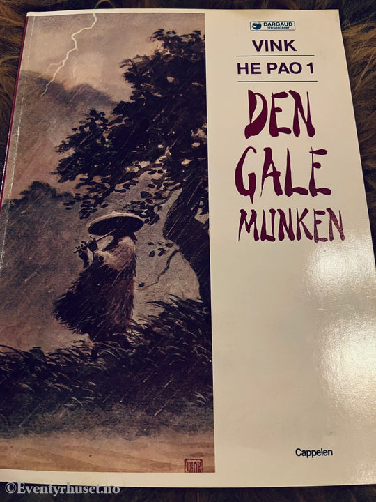 Vink He Pao 1: Den Gale Munken. 1987. Tegneseriealbum. Tegneseriealbum