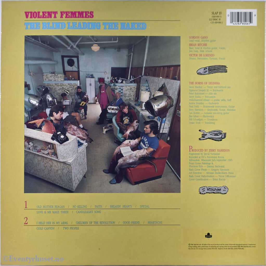Violent Femmes. 1986. The Blind Leading the Naked. LP.