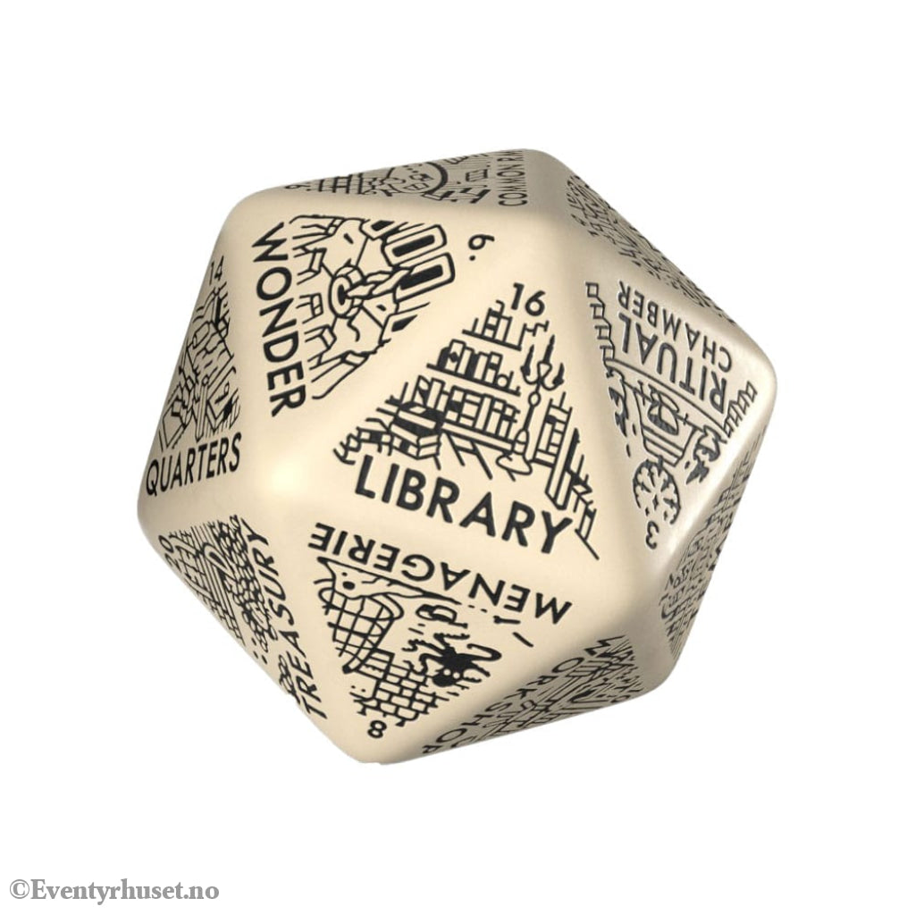Viridian Jumbo Dice Dungeon Room Generator D20 Beige Games