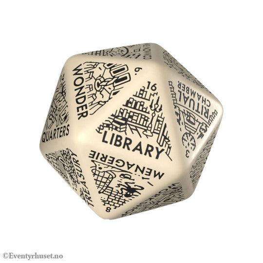 Viridian Jumbo Dice Dungeon Room Generator D20 Beige Games