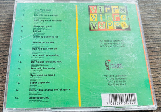 Virre virre vapp. Lydbok på CD.