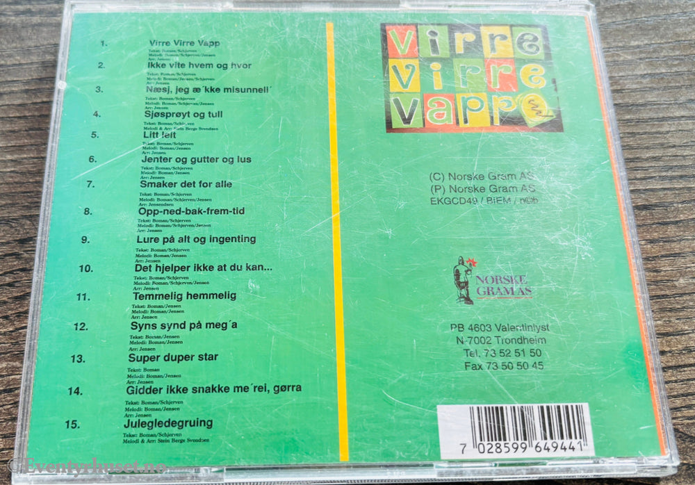 Virre virre vapp. Lydbok på CD.