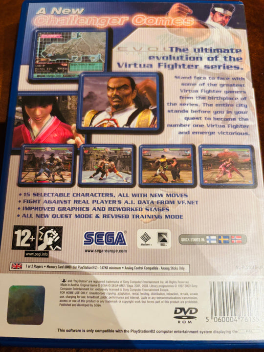 Virtua Fighter 4 Evolution. PS2.