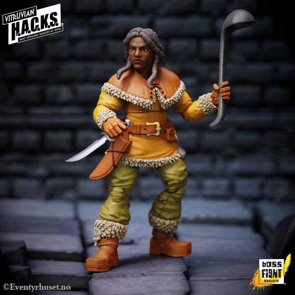Vitruvian H.A.C.K.S. Action Figure Dwarf Tavern Keeper Madame Ruskin Toys