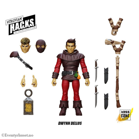 Vitruvian H.A.C.K.S. Action Figure Halfling Scout Dwynn Dellos Toys