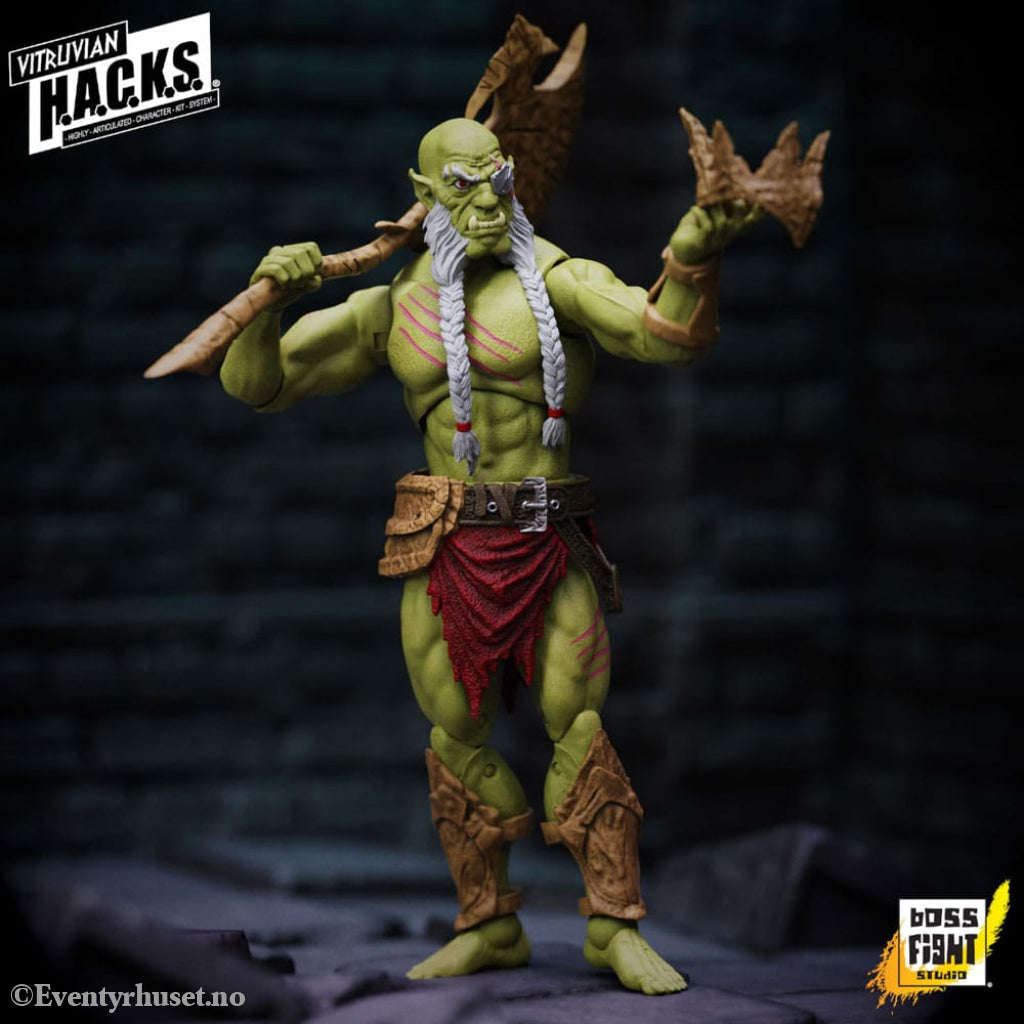 Vitruvian H.A.C.K.S. Action Figure Mighty Orc Sovran Bur’Zagi Toys