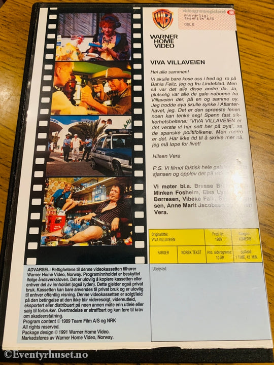 Viva Villaveien! 1989. Vhs Big Box. Box