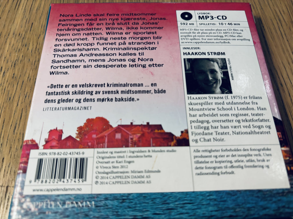 Viveca Sten – I kampens hete. Lydbok på CD.