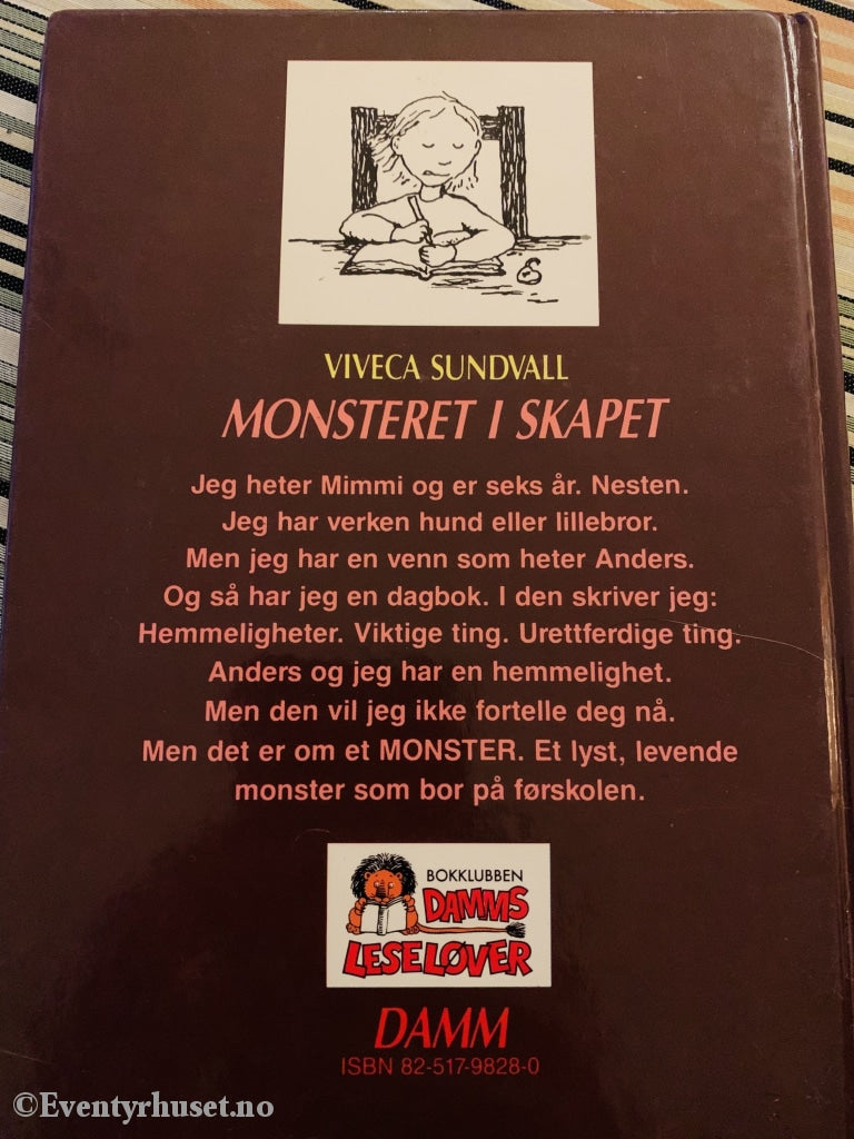 Viveca Sundvall & Eva Eriksson. 1979/90. Monsteret I Skapet. Fortelling