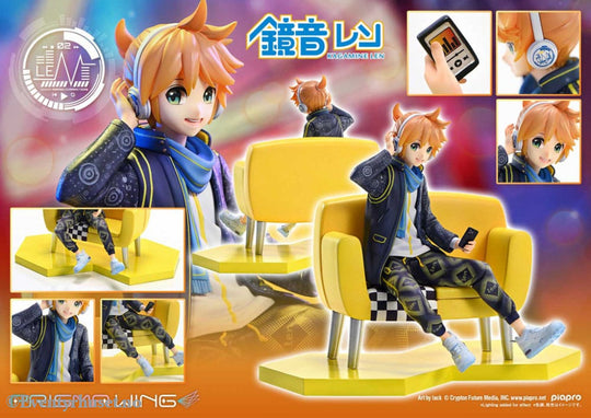 Vocaloid Piapro Characters Prisma Wing PVC Statue 1/7 Kagamine Len (Art by lack) 18 cm Manga & Anime