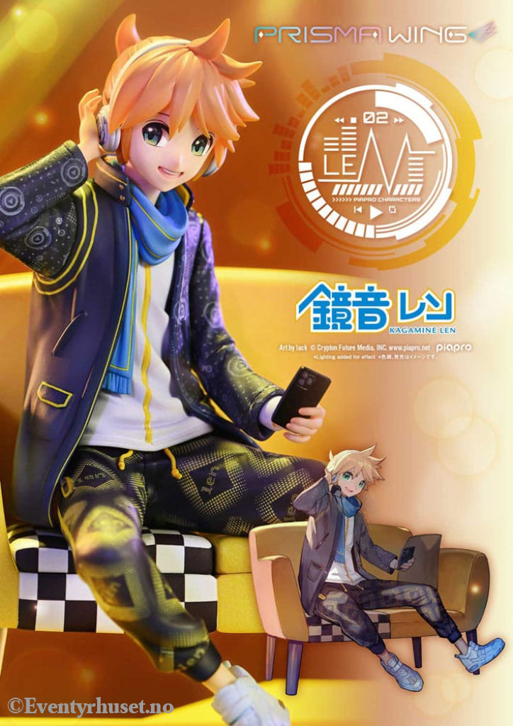 Vocaloid Piapro Characters Prisma Wing PVC Statue 1/7 Kagamine Len (Art by lack) 18 cm Manga & Anime