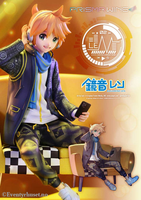 Vocaloid Piapro Characters Prisma Wing PVC Statue 1/7 Kagamine Len (Art by lack) 18 cm Manga & Anime