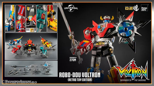 Voltron: Defender of the Universe Robo-Dou Action Figure Voltron Retro Toy Edition 27 cm Manga & Anime