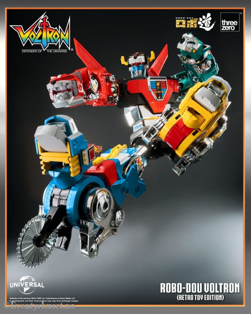 Voltron: Defender of the Universe Robo-Dou Action Figure Voltron Retro Toy Edition 27 cm Manga & Anime