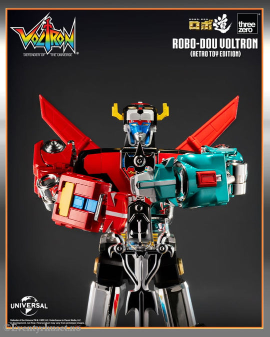 Voltron: Defender of the Universe Robo-Dou Action Figure Voltron Retro Toy Edition 27 cm Manga & Anime