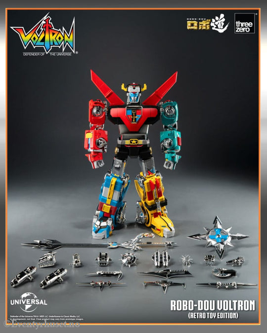 Voltron: Defender of the Universe Robo-Dou Action Figure Voltron Retro Toy Edition 27 cm Manga & Anime