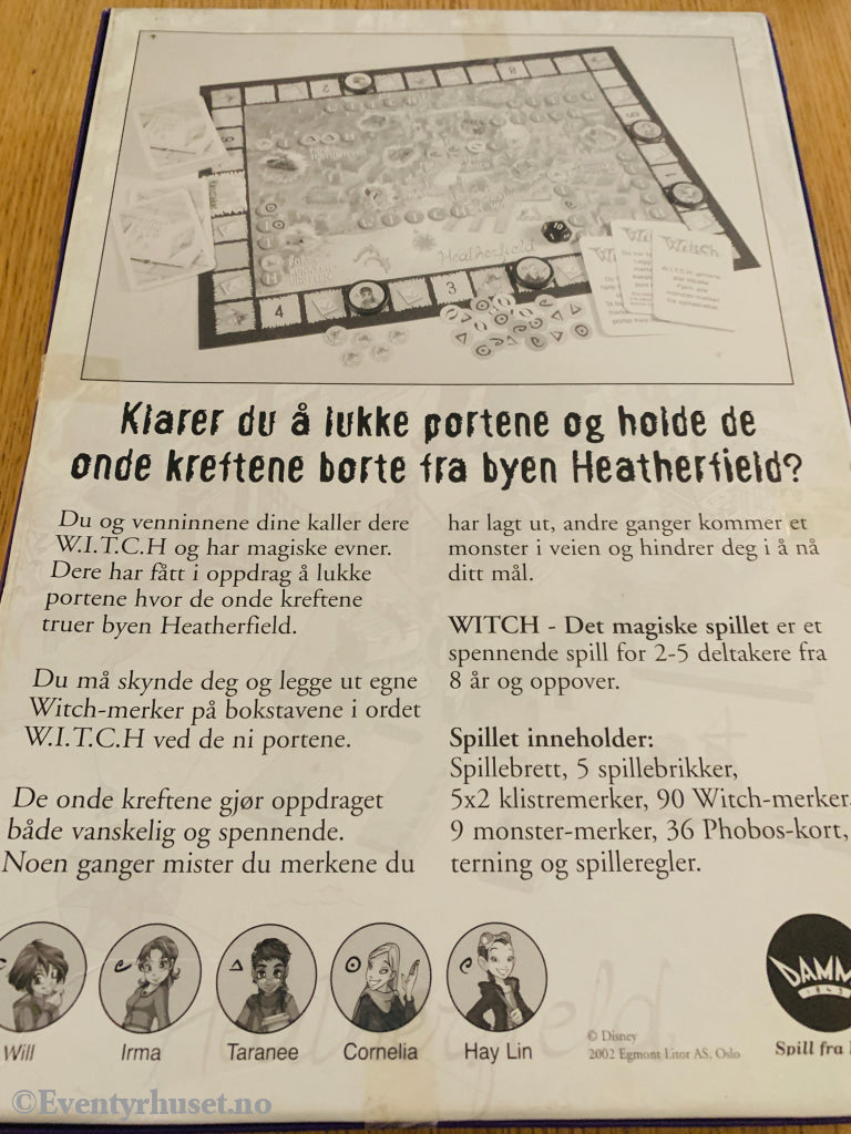 W.I.T.C.H. – Det magiske spillet. 2004. Brettspill.