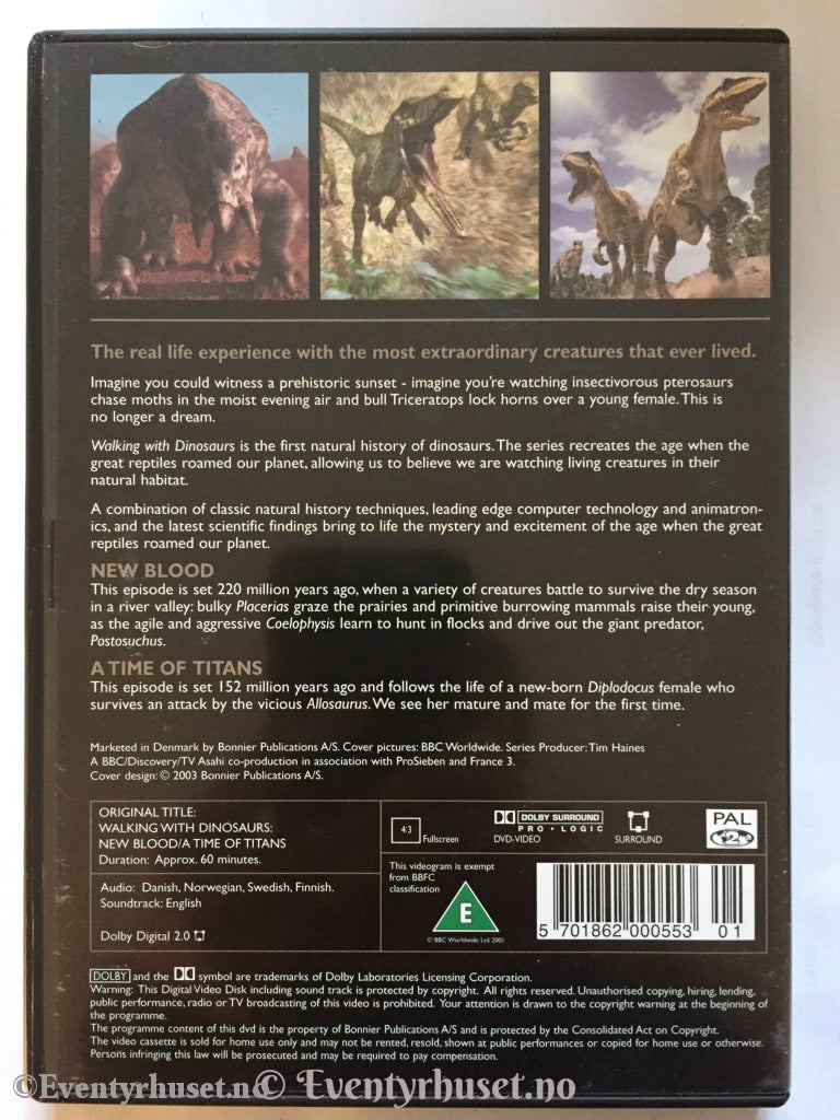 Walking With Dinosaurs. Dvd. Dvd