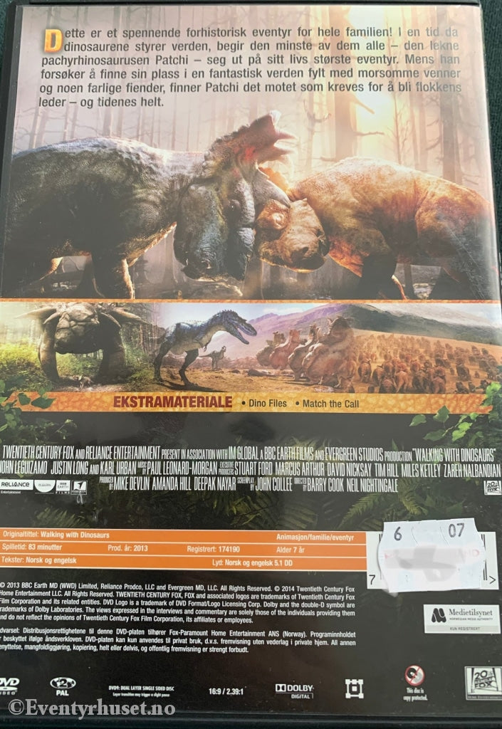 Walking With Dinosaurs The Movie. Dvd. Dvd