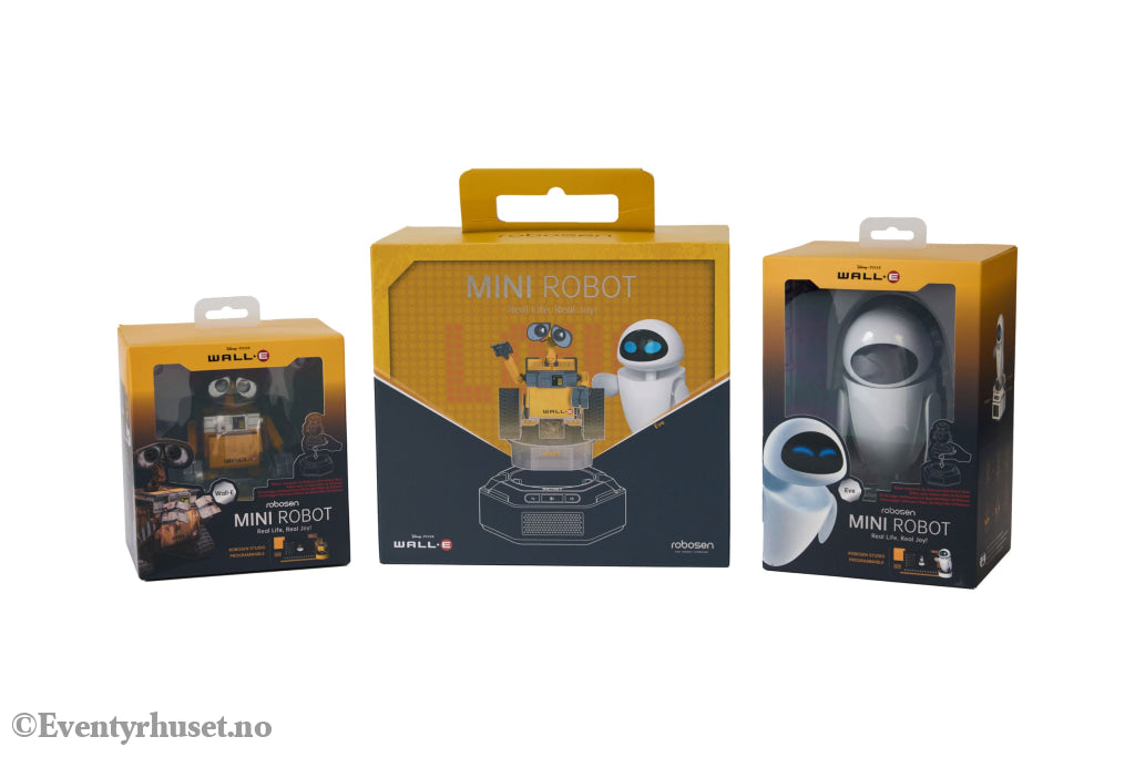 Wall-E Interactive Mini Robots 2 Pack Wall-E & Eve *English version*. Mint In Sealed Box (MISB)! Actionfigur