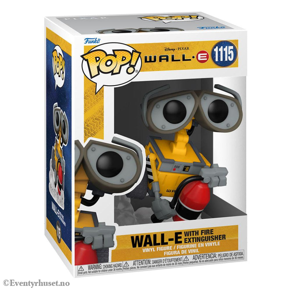 Wall-E POP! Movies Vinyl Figure Wall-E w/Fire Extinguisher 9 cm Collectibles