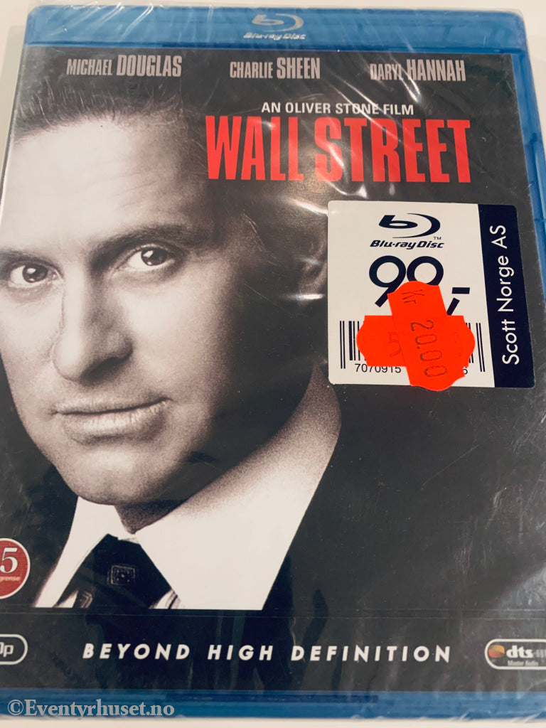 Wall Street. 1987. Blu-Ray Ny I Plast! Blu-Ray Disc