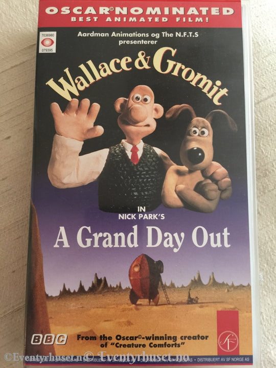 Wallace & Gromit. 1993. A Grand Day Out. Vhs. Vhs