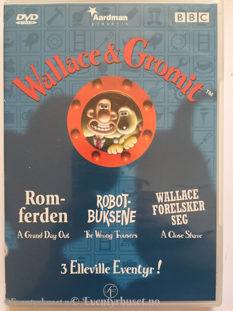 Wallace & Gromit. 3 Elleville Eventyr! Dvd. Dvd