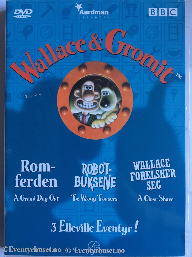 Wallace & Gromit. 3 Elleville Eventyr! Dvd. Dvd