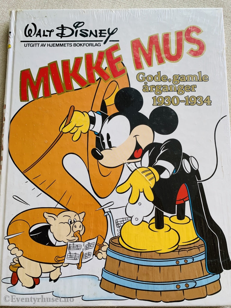 Walt Disney. 1982. Mikke Mus Gode Gamle Årganger 1930-34. Kjempebøkene (Jeg Bøkene). Ny I Plast!