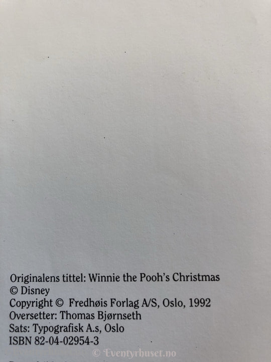 Walt Disney. 1992. Ole Brumm Feirer Jul. Fortelling