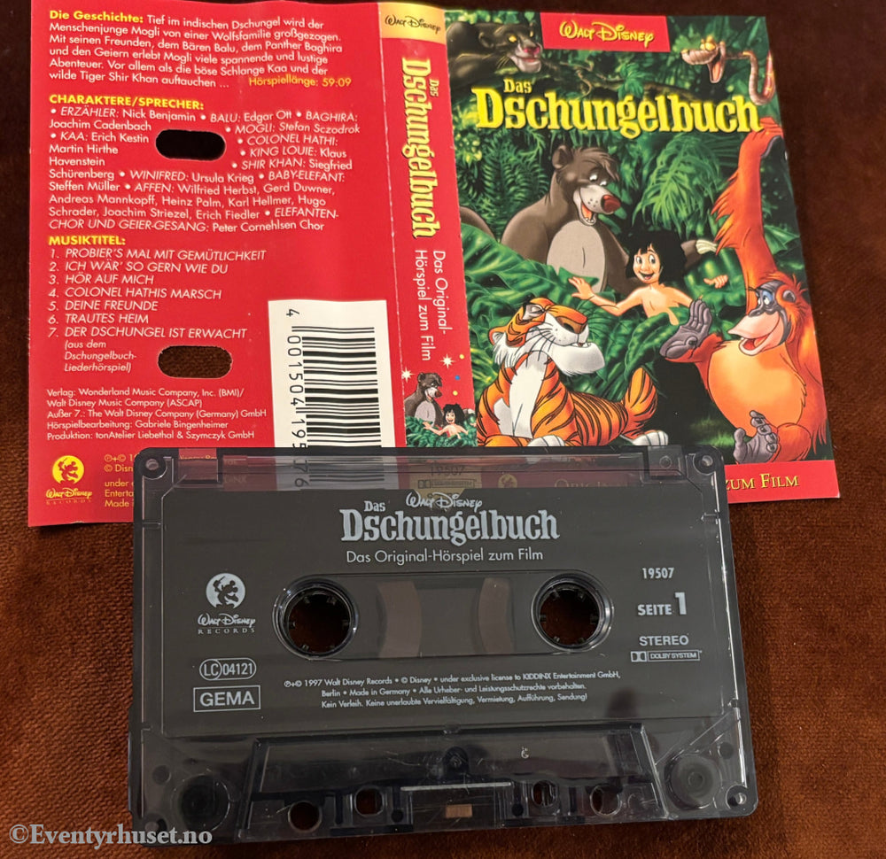 Walt Disney – Das Dschungelbuch. Kassett.