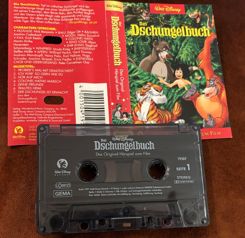 Walt Disney – Das Dschungelbuch. Kassett.