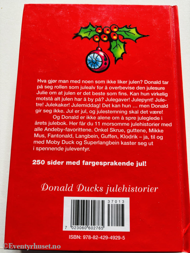 Walt Disney. Donald Ducks julehistorier. 2014. Barnebok.