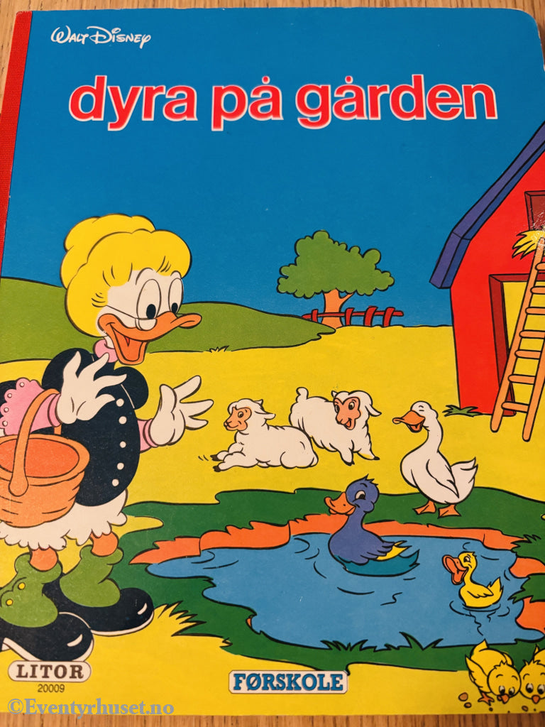 Walt Disney - Dyra på gården. Barnebok.