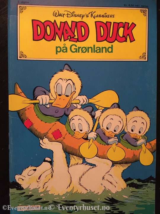 Walt Disney Klassikere. 1977. Donald Duck På Grønland. Fn+. Tegneserieblad